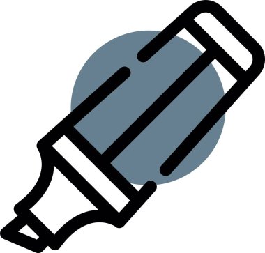 Fırçalı bir kalemin vektör çizimi