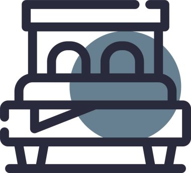 kitap simgesi, vektör illüstrasyonu