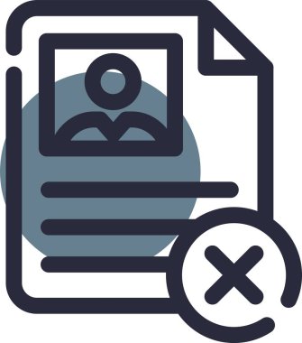 Belge. Web simgesi basit illüstrasyon