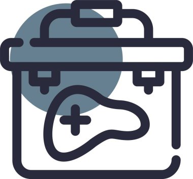 paket yiyecek tavuk simgesi ana hatlarıyla