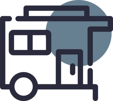 Gıda simgesinin vektör illüstrasyonu