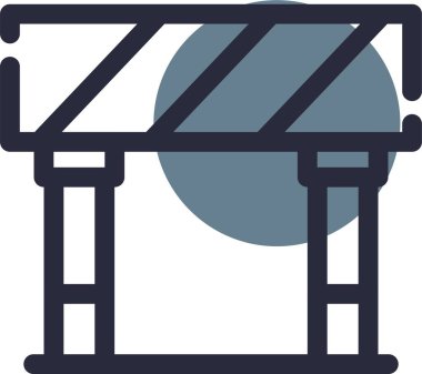 tablo simgesi vektör illüstrasyonu