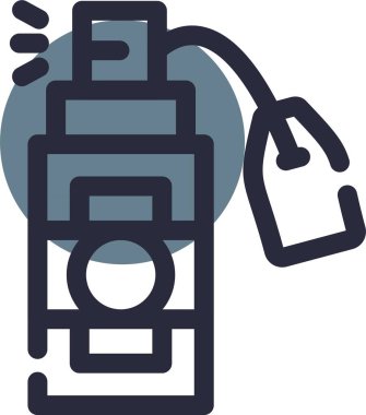 paket içecek içecek simgesi ana hatları biçiminde