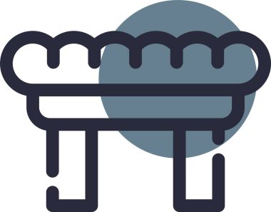 Gıda simgesinin vektör illüstrasyonu