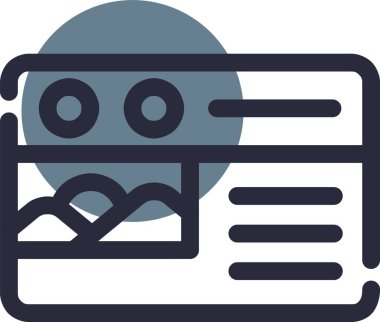 vektör simgesi tasarımı, web sayfası