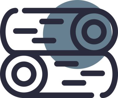 Çemberdeki bir gaz ikonunun vektör illüstrasyonu