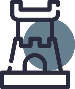 Modern b 'nin vektör illüstrasyonu eksik simgesi