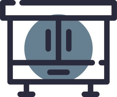 yiyecek simgesi, vektör illüstrasyonu