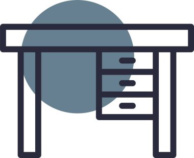 Bir tablonun vektör illüstrasyonu