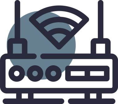 wifi simgesi vektör illüstrasyonu