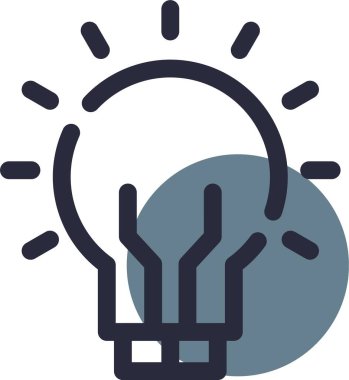 ampul vektör simgesi