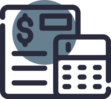 Dolar gagası vektör simgesi