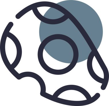 Bir topun vektör illüstrasyonu