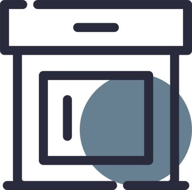 Ağ simgesi. Çokluortam basit illüstrasyonu