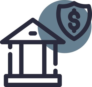 Ev. Web simgesi basit illüstrasyon