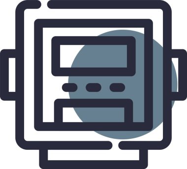 tarayıcı web simgesi, basit vektör illüstrasyonu