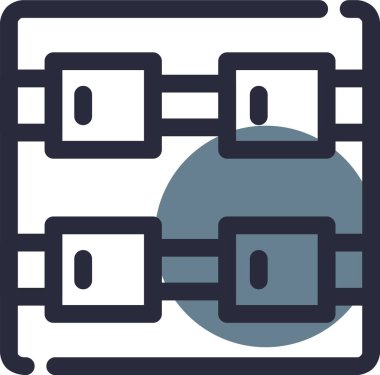 Modern b simgesinin vektör illüstrasyonu