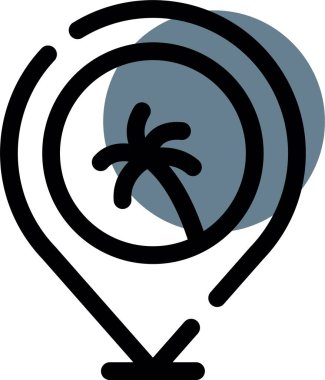 tropik çiçek ağı simgesi basit vektör illüstrasyonu