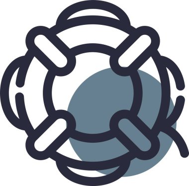 bir topun vektör simgesi