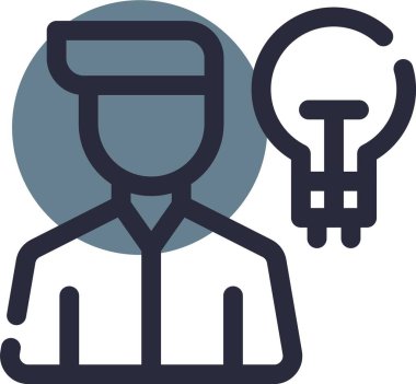 ampul simgesi vektör illüstrasyonu