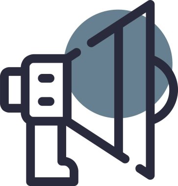 Bir megafonun vektör çizimi