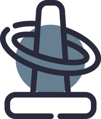 Uydu. Web simgesi basit illüstrasyon