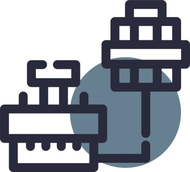 Seo simgesinin vektör illüstrasyonu