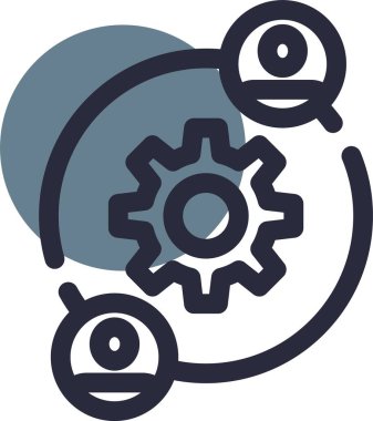 Bir dişlinin vektör illüstrasyonu