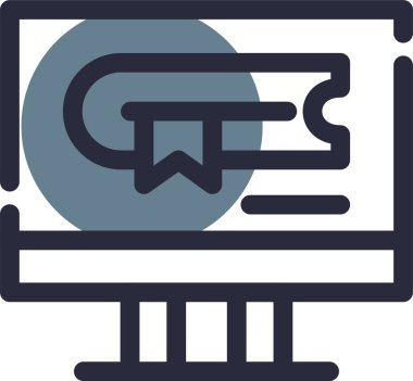 Seo simgesinin vektör illüstrasyonu