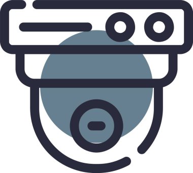 Maske. Web simgesi basit illüstrasyon