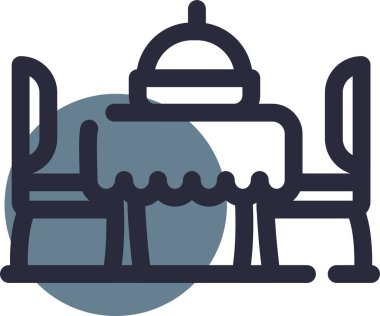 Gıda simgesinin vektör illüstrasyonu