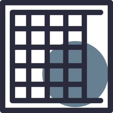 ızgaranın vektör illüstrasyonu