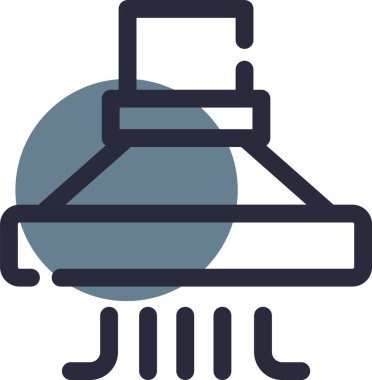 su damlası ağ simgesi, vektör illüstrasyonu