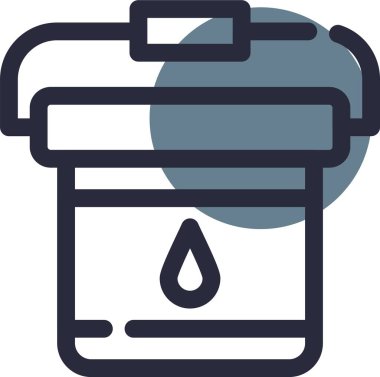 Fıçı. Web simgesi basit illüstrasyon