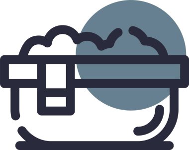 Çizgi film simgesinin vektör çizimi