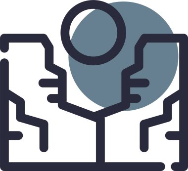 iş simgesi vektör illüstrasyonu