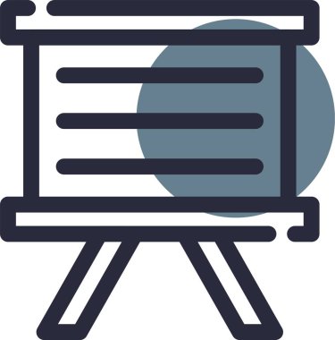 Modern bir simgenin vektör illüstrasyonu