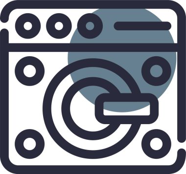 Modern b 'nin vektör illüstrasyonu eksik simgesi