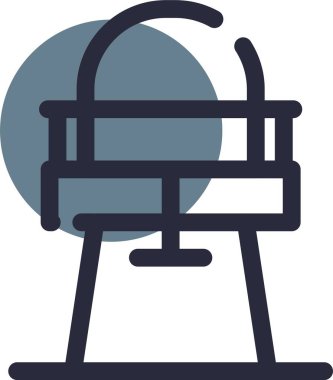 Modern yapı simgesinin vektör illüstrasyonu