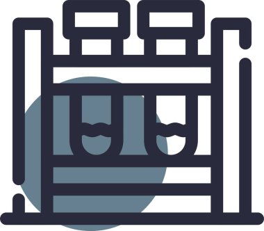 Modern b 'nin vektör illüstrasyonu eksik simgesi