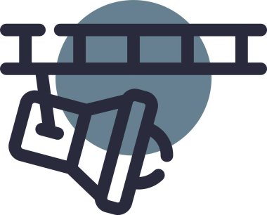 Modern b 'nin vektör illüstrasyonu eksik simgesi