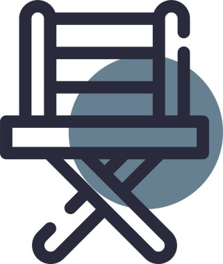 Mobilya simgesinin vektör illüstrasyonu