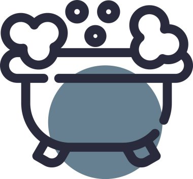 Çizgi film simgesinin vektör çizimi