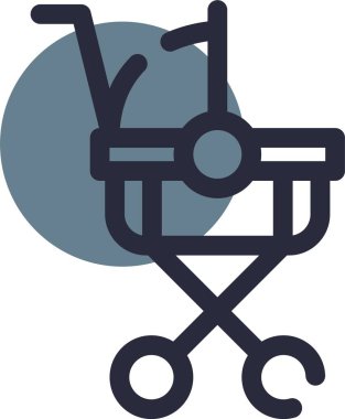 Bisiklet. Web simgesi basit illüstrasyon