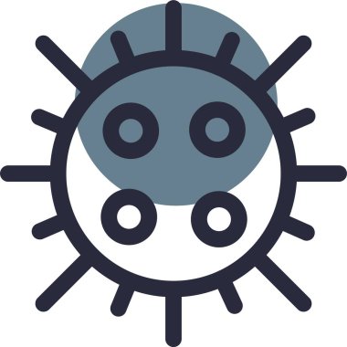 Virüs. Web simgesi basit illüstrasyon