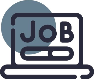 Görev simgesi vektör illüstrasyonu