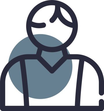 Avatar Adam simgesi - taslak biçimi