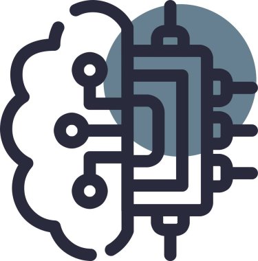 Yapay zeka robot simgesi