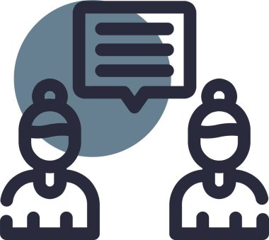 vektör insanlar simge illüstrasyonu