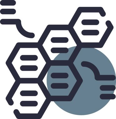 DNA simgesi, vektör illüstrasyonu